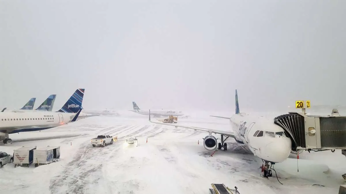 Nearly 3,000 flights have been canceled, and over 110,000 businesses and homes are without power following a significant cold blast hitting the United States