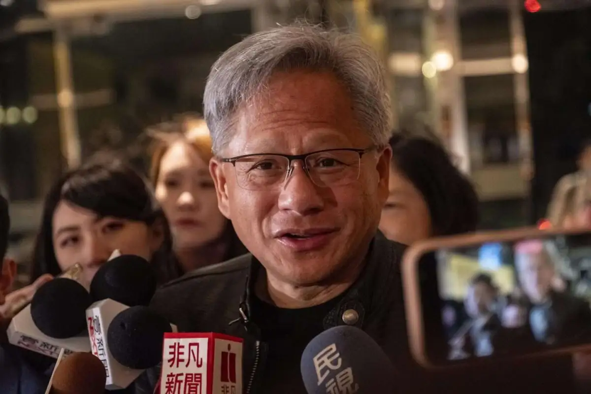 Nvidia reaches a $3 trillion valuation, boosting CEO Jensen Huang’s wealth beyond that of Michael Dell