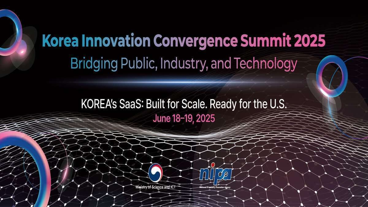 South Korea’s NIPA will highlight government-funded SaaS innovators at the Korea Innovation Convergence Summit 2025 in Washington, D.C.